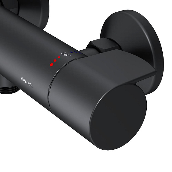 Смеситель для душа AM.PM X-Joy F85A40022 термостат, черный-7
