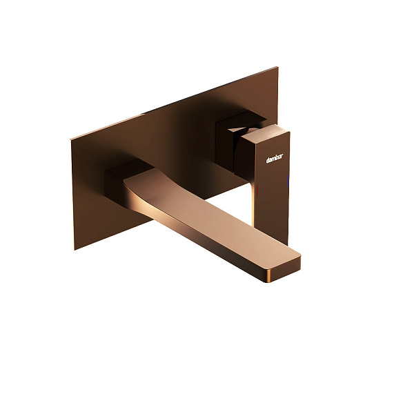 Смеситель для раковины Damixa Gala 530260500 розовое золото встраиваемый-2