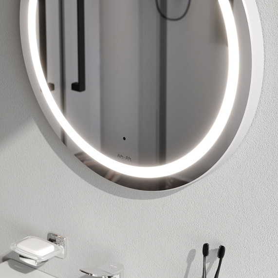 Зеркало с подсветкой в ванную круглое 60 AM.PM X-Joy M85AMOX0601WG сенсорное-3