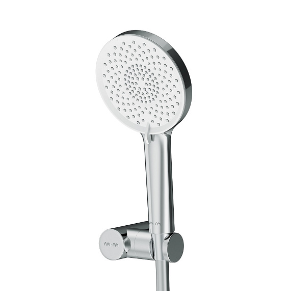 Душевой гарнитур AM.PM X-Joy F01185A000 держатель, шланг, лейка 3 режима, хром-3