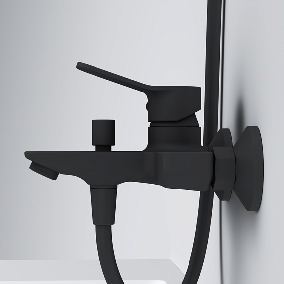 Смеситель для ванны и душа AM.PM X-Joy F85A10022 черный-4