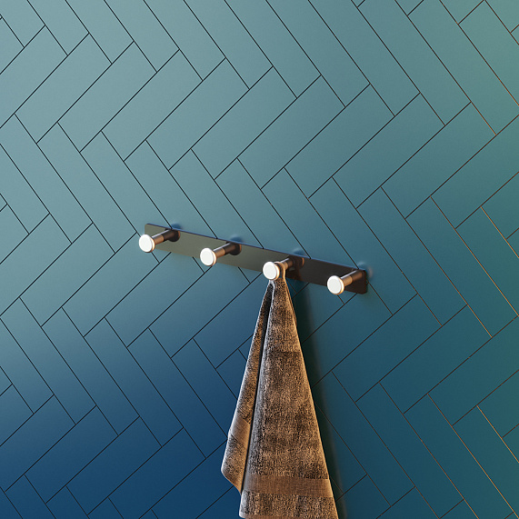 Крючки для полотенец Damixa Jupiter DA7735900 хром, 4 шт на планке-3