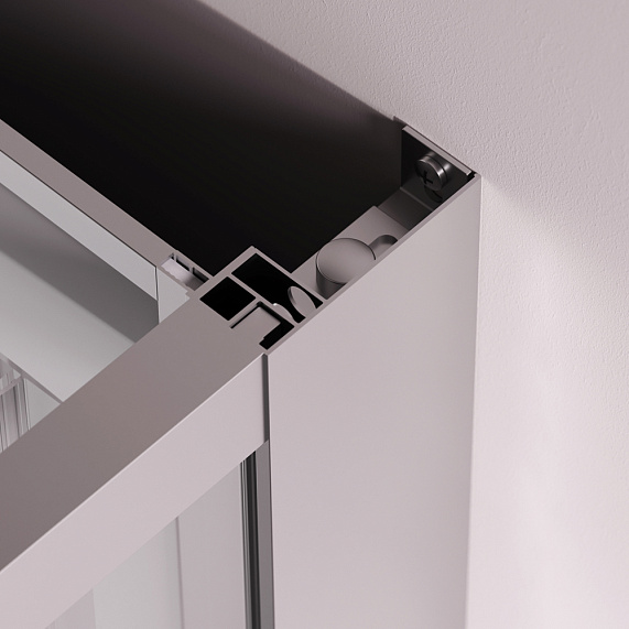 Душевая кабина 90x90 AM.PM Above W9XC-403-9090MT профиль серебристый, низкий поддон-6