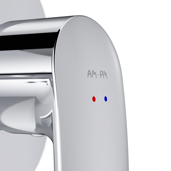 Смеситель для раковины (умывальника) AM.PM Sensation F3072200 хром встраиваемый-5