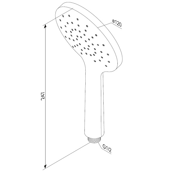 Лейка для душа Damixa Jupiter 977020000 хром-3