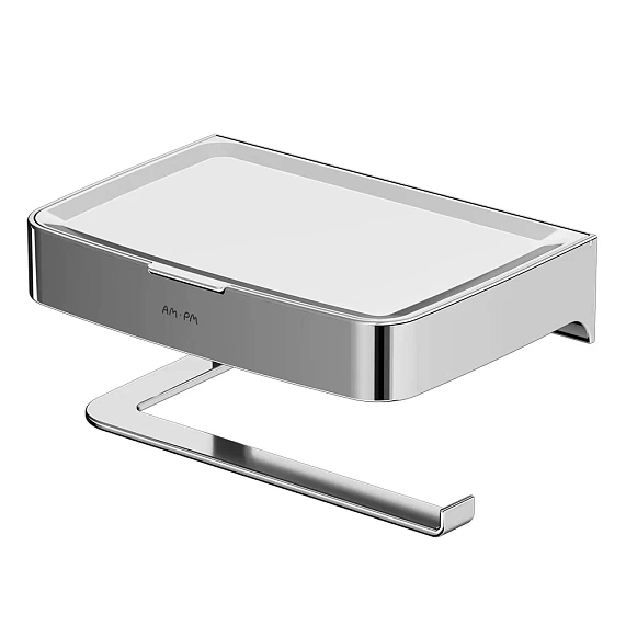 Держатель для туалетной бумаги настенный AM.PM Inspire 2.0 A50A341500 с полочкой, хром-6