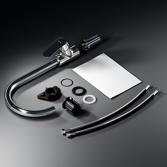 Смеситель для кухни AM.PM Like F8007100 высокий, хром-7