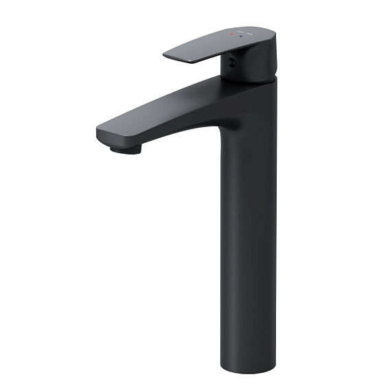 Смеситель для раковины (умывальника) AM.PM Gem F90A92022 высокий, черный-8