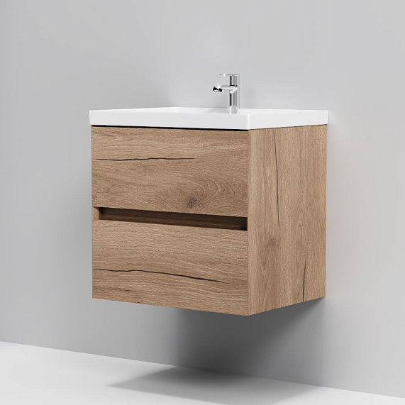 Тумба с раковиной 60 AM.PM Above M9X-FHX0602OF-WCC0600WG подвесная под дерево-8