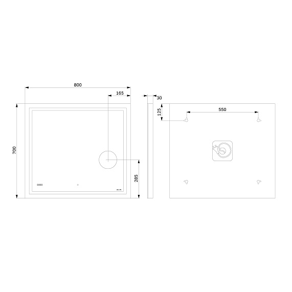 Мебель для ванной 75 AM.PM Gem S напольная, светлый дуб напольная-9