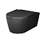 Унитаз подвесной AM.PM Func C8F1701MBSC (глубина 54 см) безободковый с сиденьем микролифт, чёрный матовый