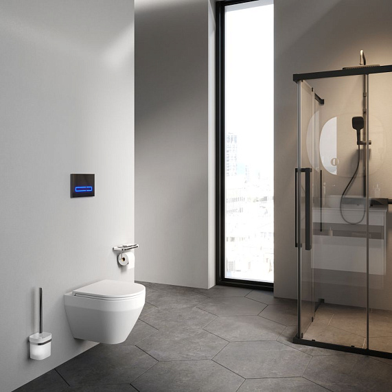 Унитаз подвесной AM.PM Spirit V2.0 C701900SC безободковый с сиденьем микролифт, белый-1