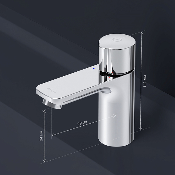 Смеситель для раковины (умывальника) AM.PM X-Joy F85A02500 хром-7