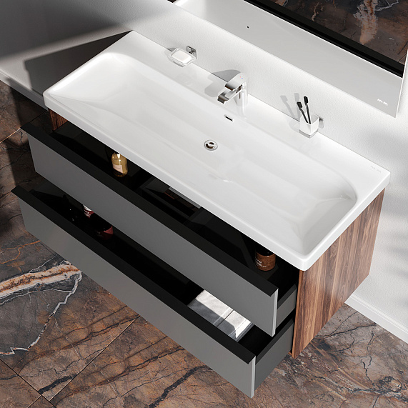 Тумба под раковину 120 AM.PM Stern M7LFHX1202GM под дерево-2