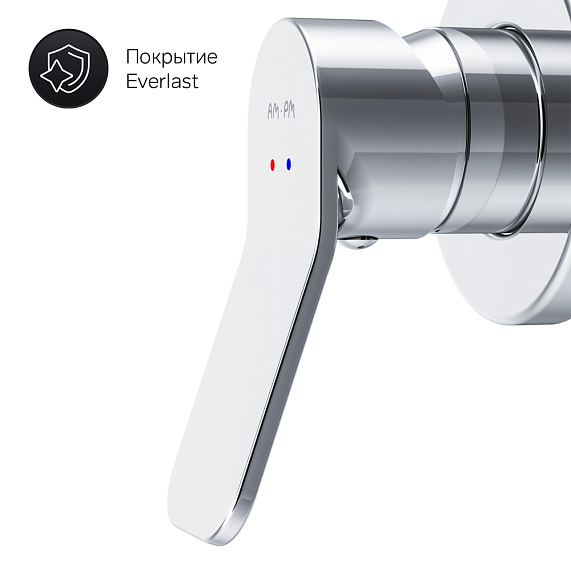 Смеситель для душа AM.PM X-Joy F85A65000 хром встраиваемый-6