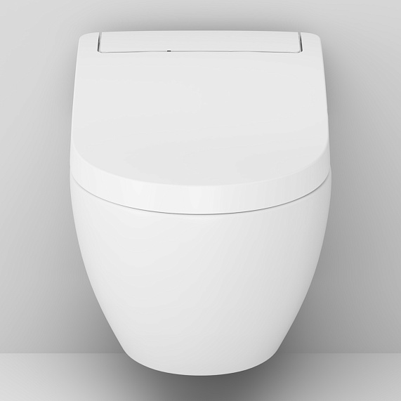 Унитаз-биде подвесной AM.PM Awe C111739SC с электронным управлением и сиденьем микролифт, белый-6