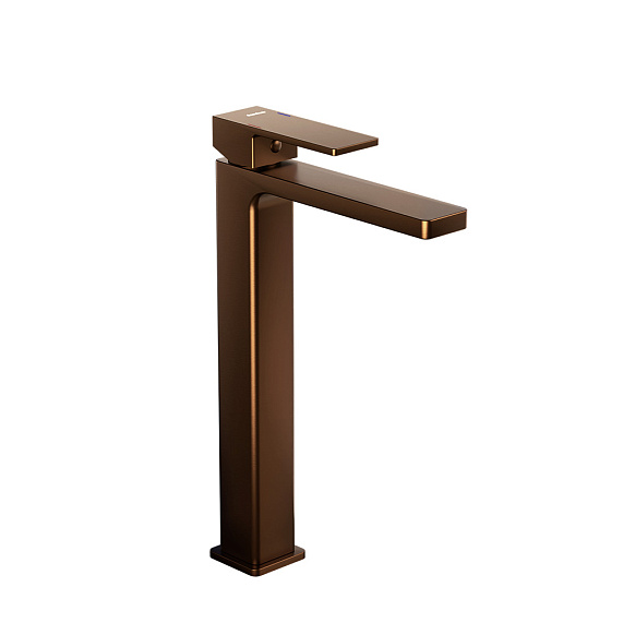 Смеситель для раковины (умывальника) Damixa Gala 530250500 высокий, розовое золото-2