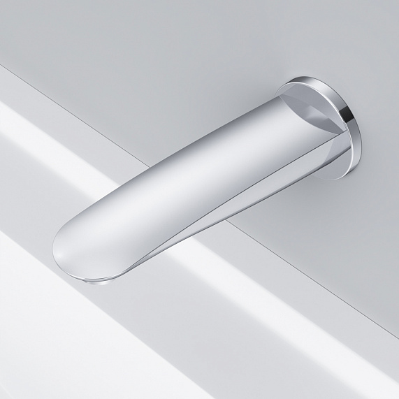 Встраиваемая душевая система AM.PM Spirit 2.1 хром: тропический верхний душ, излив, модуль MultiDock-2