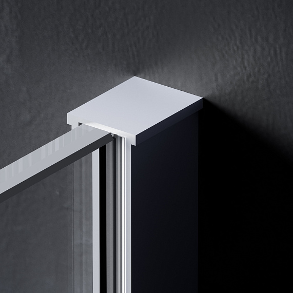 Душевая перегородка 80x200 AM.PM Func W84WI-80-F1-MTE прозрачное стекло, профиль хром-2