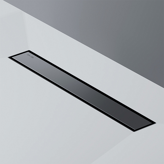 Душевой трап (лоток) 50 AM.PM MasterFlow W01SC-U11-050-04BM комбинированный затвор с черной матовой решеткой под плитку-18