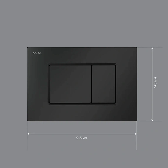 Клавиша смыва для инсталляции AM.PM ProC S I070238 механическая черная матовая-4