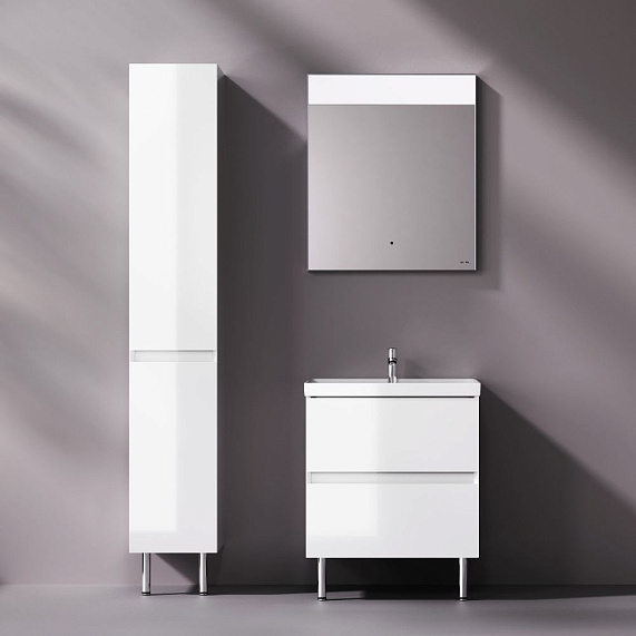 Тумба под раковину 60 AM.PM Above M9XFSX0602WG напольная, белая глянцевая-3