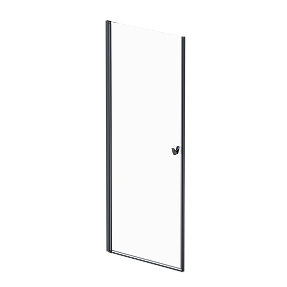 Душевая перегородка с дверью 80x190 AM.PM Sunny W87G-80-1P-BT прозрачное стекло, профиль черный матовый-5