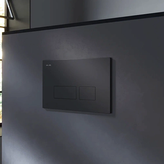 Инсталляция для подвесного унитаза AM.PM Pro I012704.7038 с пневм. клавишей черный матовый-3