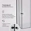 Душевое ограждение без поддона 80x120 AM.PM X-Joy W94G-403-120280-BT1K профиль черный матовый