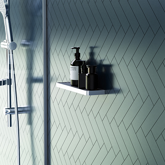 Полка в ванную Damixa Jupiter DA7737600 черная-4