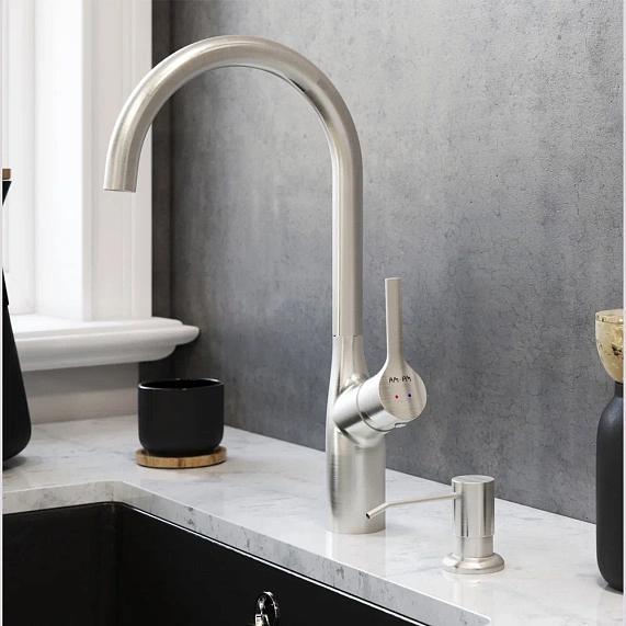 Дозатор для моющего средства AM.PM X-Joy A8437111 встраиваемый, сатин-5