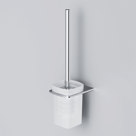 Ершик для унитаза AM.PM Inspire 2.0 A50A33400 со стеклянной настенной подставкой, хром-2